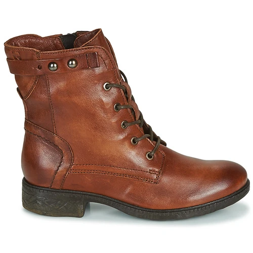 Meilleure vente 🥰 Chaussures Femme Boots Dream in Green NELATINE Cognac 😀 4 Meilleure vente 🥰 Chaussures Femme Boots Dream in Green NELATINE Cognac 😀 – Image 2