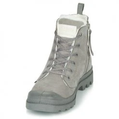 Coupon 🛒 Chaussures Femme Boots Palladium PAMPA HI ZIP WL Gris 👏 -Bottines Boutique 15500881 500 C