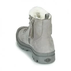 Coupon 🛒 Chaussures Femme Boots Palladium PAMPA HI ZIP WL Gris 👏 -Bottines Boutique 15500881 500 E