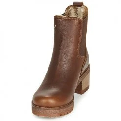 Coupon ✔️ Chaussures Femme Bottines Panama Jack PIA Marron 😉 -Bottines Boutique 15513526 500 C