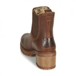 Coupon ✔️ Chaussures Femme Bottines Panama Jack PIA Marron 😉 -Bottines Boutique 15513526 500 E