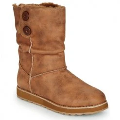 Coupon 🌟 Chaussures Femme Boots Skechers KEEPSAKES 2.0 Camel 🔔
