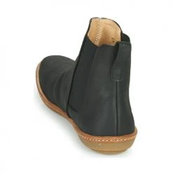 Nouveau 🛒 Chaussures Femme Boots El Naturalista CORAL Noir ⌛ -Bottines Boutique 15523763 500 E