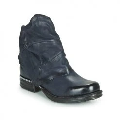 Meilleure vente ⭐ Chaussures Femme 🎁 Boots Airstep / A.S.98 SAINT METAL Bleu ✔️