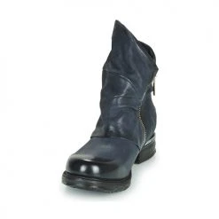 Meilleure vente ⭐ Chaussures Femme 🎁 Boots Airstep / A.S.98 SAINT METAL Bleu ✔️ -Bottines Boutique 15570452 500 C