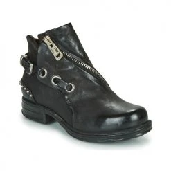 Vente flash ✔️ Chaussures Femme ✔️ Boots Airstep / A.S.98 SAINT EC CLOU Noir 🌟