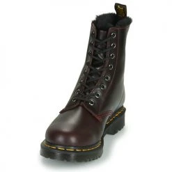 Grosses soldes ✔️ Chaussures Femme ✔️ Boots Dr. Martens 1460 SERENA Bordeaux 😀 -Bottines Boutique 17674510 500 C