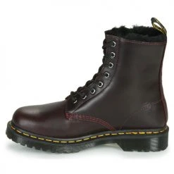 Grosses soldes ✔️ Chaussures Femme ✔️ Boots Dr. Martens 1460 SERENA Bordeaux 😀 -Bottines Boutique 17674510 500 D