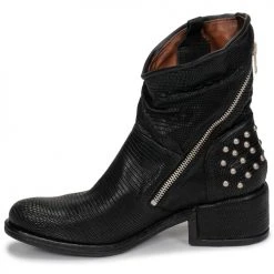 Acheter ❤️ Chaussures Femme Boots Airstep / A.S.98 OPEA STUDS Noir 🎁 -Bottines Boutique 17677158 500 D