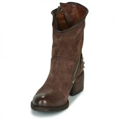 Top 10 😍 Chaussures Femme Bottines Airstep / A.S.98 OPEA STUDS Marron ✔️ -Bottines Boutique 17677159 500 C