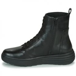 Sortie 💯 Chaussures Femme Boots Geox PHAOLAE Noir 🔔 -Bottines Boutique 17682541 500 D