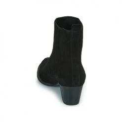 Promo 😍 Chaussures Femme Bottines Ikks TIAG SUEDE Noir ⭐ -Bottines Boutique 17693813 500 E