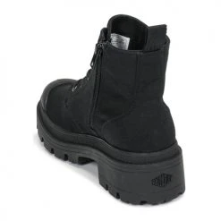 Vente flash 😍 Chaussures Femme Boots Palladium PALLABASE TWILL Noir ❤️ 11 Vente flash 😍 Chaussures Femme Boots Palladium PALLABASE TWILL Noir ❤️ -Bottines Boutique 17755346 500 E