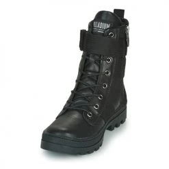 Meilleure affaire ⭐ Chaussures Femme ✔️ Boots Palladium PALLABOSSE TACT STL Noir ⌛ -Bottines Boutique 17755350 500 C