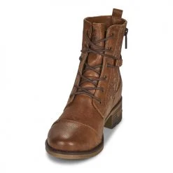 Nouveau ⭐ Chaussures Femme 👏 Boots Mustang 1229508 Cognac 🎁 -Bottines Boutique 17844369 500 C