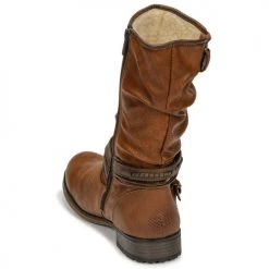 Meilleure affaire 👏 Chaussures Femme Boots Mustang 1139624 Cognac ❤️ -Bottines Boutique 17844375 500 E