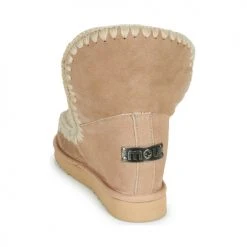 Vente flash 👍 Chaussures Femme Boots Mou ESKIMO INNER WEDGE SHORT Beige 🤩 -Bottines Boutique 17916193 500 E