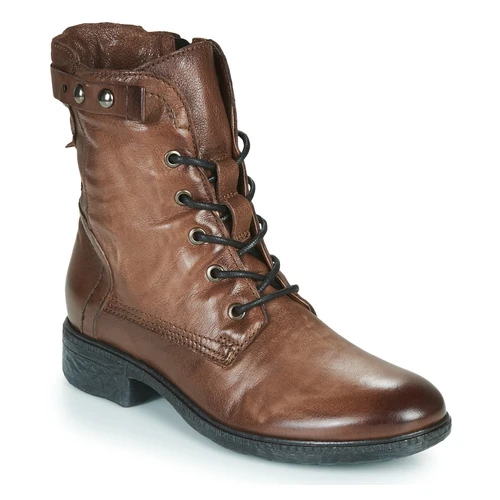 Remise 👏 Chaussures Femme 🌟 Boots Dream in Green NELATINE Marron ✔️ 3 Remise 👏 Chaussures Femme 🌟 Boots Dream in Green NELATINE Marron ✔️