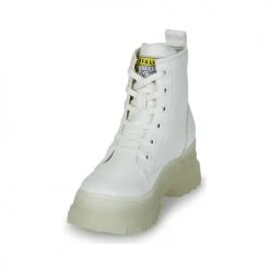 Meilleur prix 🎉 Chaussures Femme Boots Buffalo ASPHA RLD Blanc ✔️ -Bottines Boutique 18916130 500 C