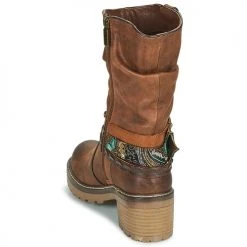 Remise 🤩 Chaussures Femme Bottines MTNG 50003 Cognac ✔️ -Bottines Boutique 19824560 500 E
