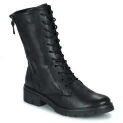 Promo ⌛ Chaussures Femme Boots Ara DOVER Noir 🎁