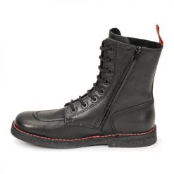 Meilleur prix ✔️ Chaussures Femme ⭐ Boots Kickers MEETICKZIP Noir mat 😀 -Bottines Boutique 19842130 500 D