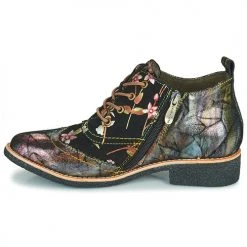 Sortie 🛒 Chaussures Femme ⭐ Boots Laura Vita COCRALIEO Noir / Vert / Rose ⌛ -Bottines Boutique 19925914 500 D