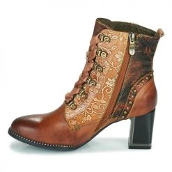 Top 10 😉 Chaussures Femme Bottines Laura Vita KACIO Marron 🔥 -Bottines Boutique 19925917 500 D