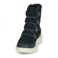 Promo 👏 Chaussures Femme Boots Sorel SOREL EXPLORER II JOAN FAUX FUR Noir 😍 -Bottines Boutique 19931495 500 C