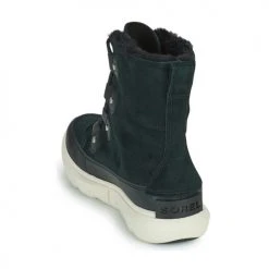 Promo 👏 Chaussures Femme Boots Sorel SOREL EXPLORER II JOAN FAUX FUR Noir 😍 -Bottines Boutique 19931495 500 E
