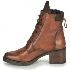 Budget ✨ Chaussures Femme Bottines Dorking ROX Marron ✔️ -Bottines Boutique 19947439 500 D