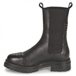 Promo ⌛ Chaussures Femme 😍 Boots Ikks BT80095 Noir 😀 -Bottines Boutique 19958198 500 D