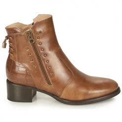 Sortie 🧨 Chaussures Femme Bottines NeroGiardini ENDIVO Cognac ⭐ -Bottines Boutique 19985081 500 B