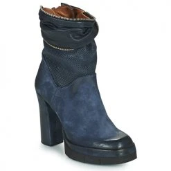 Acheter 🎁 Chaussures Femme Bottines Airstep / A.S.98 BLOC ZIP Bleu 🧨
