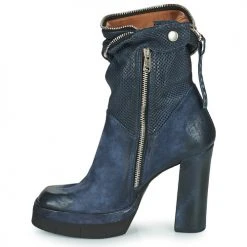 Acheter 🎁 Chaussures Femme Bottines Airstep / A.S.98 BLOC ZIP Bleu 🧨 -Bottines Boutique 20021500 500 D
