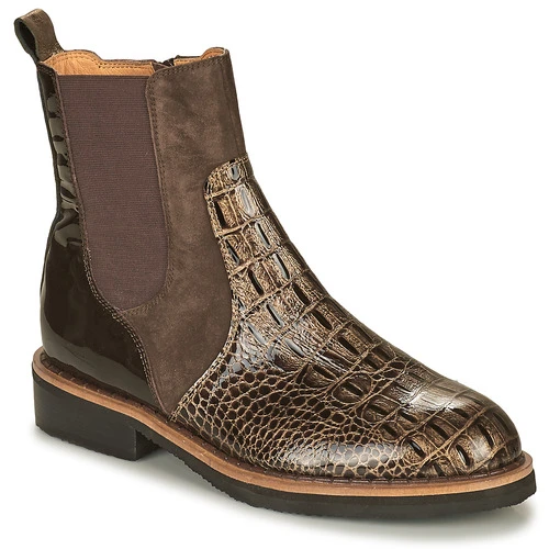 Promo ✔️ Chaussures Femme Boots Mam'Zelle JUDE Marron ⭐ 3 Promo ✔️ Chaussures Femme Boots Mam'Zelle JUDE Marron ⭐