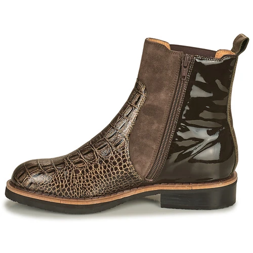 Promo ✔️ Chaussures Femme Boots Mam'Zelle JUDE Marron ⭐ 6 Promo ✔️ Chaussures Femme Boots Mam'Zelle JUDE Marron ⭐ – Image 4