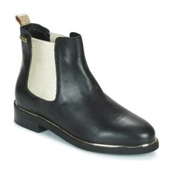 Bon marché ⌛ Chaussures Femme 🌟 Boots Les Tropéziennes par M Belarbi MICKY Noir / Doré ✔️