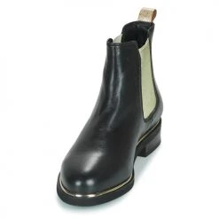 Bon marché ⌛ Chaussures Femme 🌟 Boots Les Tropéziennes par M Belarbi MICKY Noir / Doré ✔️ -Bottines Boutique 20044167 500 C