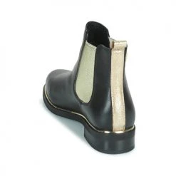 Bon marché ⌛ Chaussures Femme 🌟 Boots Les Tropéziennes par M Belarbi MICKY Noir / Doré ✔️ -Bottines Boutique 20044167 500 E