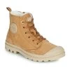Nouveau ⌛ Chaussures Femme Boots Palladium PAMPA HI ZIP WL W Marron 👍 -Bottines Boutique 20129451 500 A