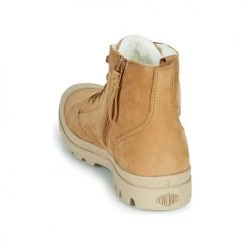 Nouveau ⌛ Chaussures Femme Boots Palladium PAMPA HI ZIP WL W Marron 👍 -Bottines Boutique 20129451 500 E