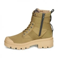 Promo ⭐ Chaussures Femme Boots Palladium PALLABASE TACT S TX Vert 👍 -Bottines Boutique 20129456 500 D