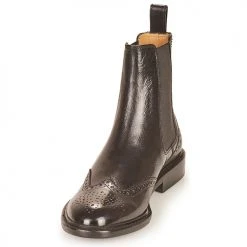 Le moins cher 🎁 Chaussures Femme 👍 Boots Melvin & Hamilton SALLY 112 Noir ✔️ -Bottines Boutique 20175023 500 C