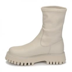 Bon marché 🔔 Chaussures Femme Boots Bronx GROOV Y Blanc ❤️ -Bottines Boutique 20175734 500 D