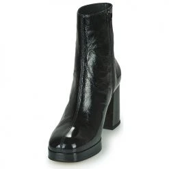 Grosses soldes 💯 Chaussures Femme Bottines Minelli BETTYNA Noir 😉 -Bottines Boutique 20295193 500 C