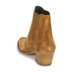 De gros ⭐ Chaussures Femme Bottines Minelli VELIA Marron 😍 -Bottines Boutique 20295197 500 E