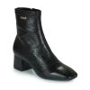Bon marché 🌟 Chaussures Femme Boots Les Tropéziennes par M Belarbi DANIELA NOIR / SERPENT ✔️