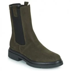 Tout neuf ✔️ Chaussures Femme ✨ Boots Les Tropéziennes par M Belarbi SLAM KAKI SUEDE ✨