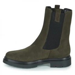 Tout neuf ✔️ Chaussures Femme ✨ Boots Les Tropéziennes par M Belarbi SLAM KAKI SUEDE ✨ -Bottines Boutique 22369975 500 D